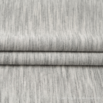 Melange Space Dyed Viscose Double Knit Jacquard Fabric